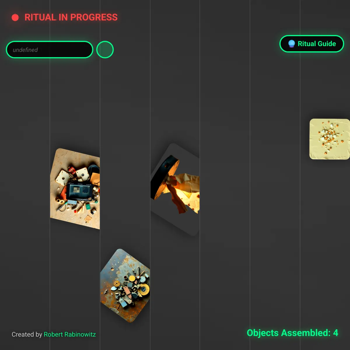 Assembly of Objects and Sounds