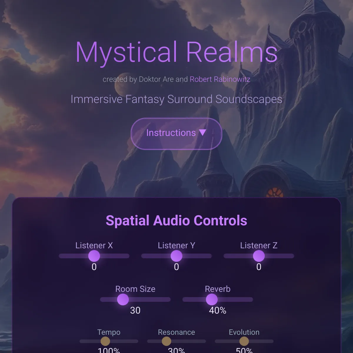 Dreaming Nautilus - Ambient Soundscape Generator