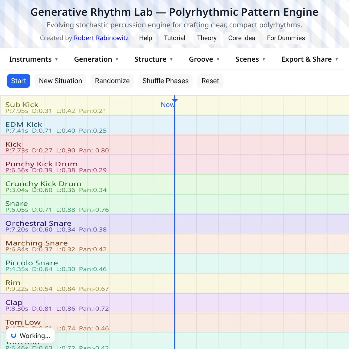 Generative Rhythm Lab
