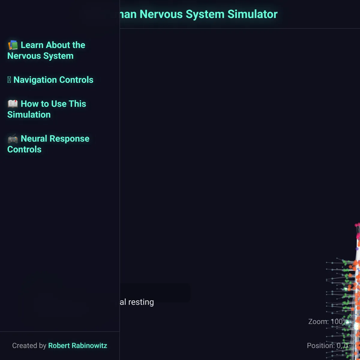 Human Nervous System Simulator