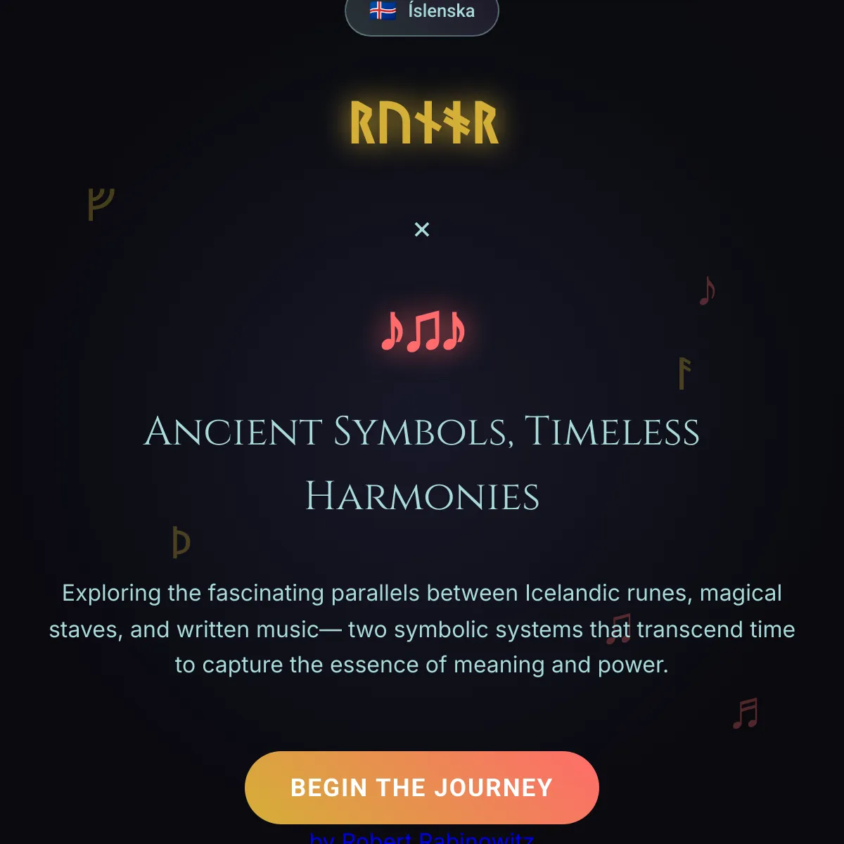 Runes & Music: Ancient Symbols, Timeless Harmonies