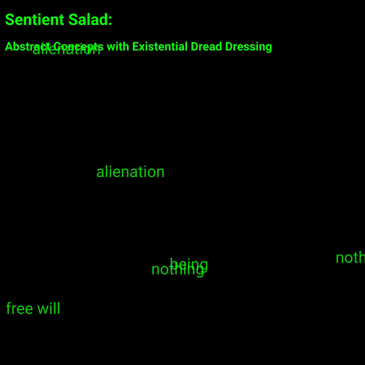 Sentient Salad