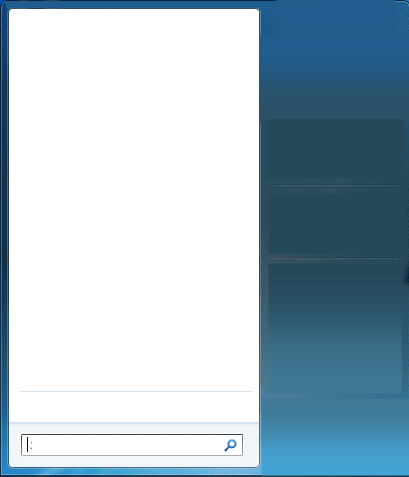 Start menu background