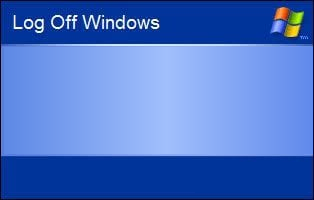 Log off dialog