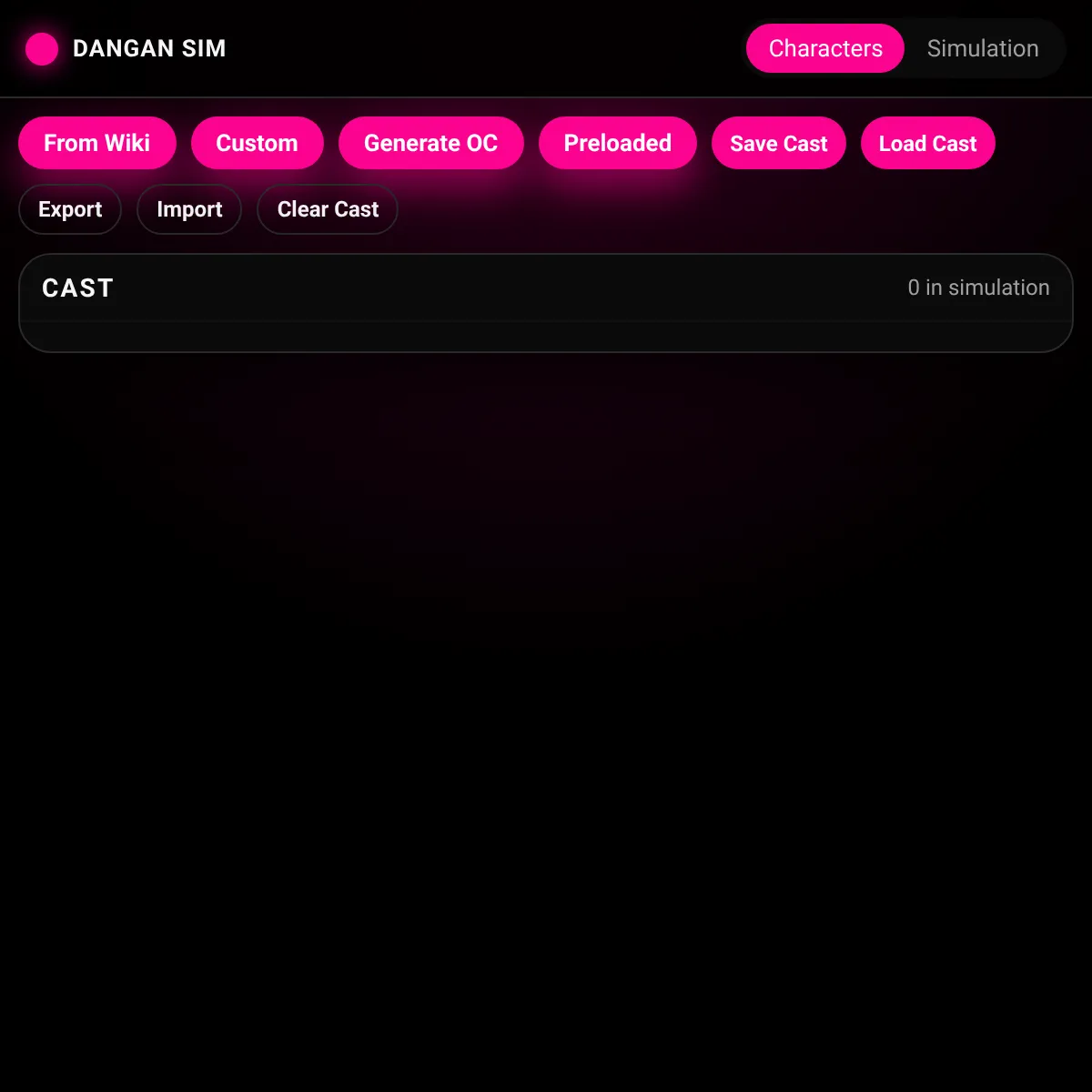 Danganronpa Simulator