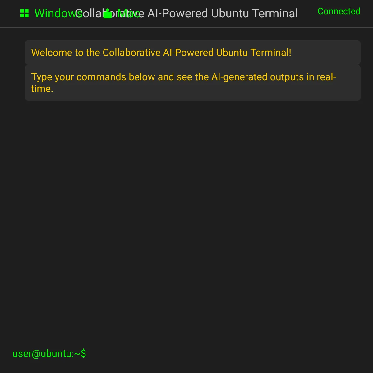 Collaborative AI-Powered Ubuntu Terminal
