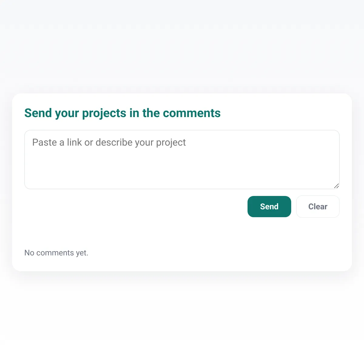 Send Projects