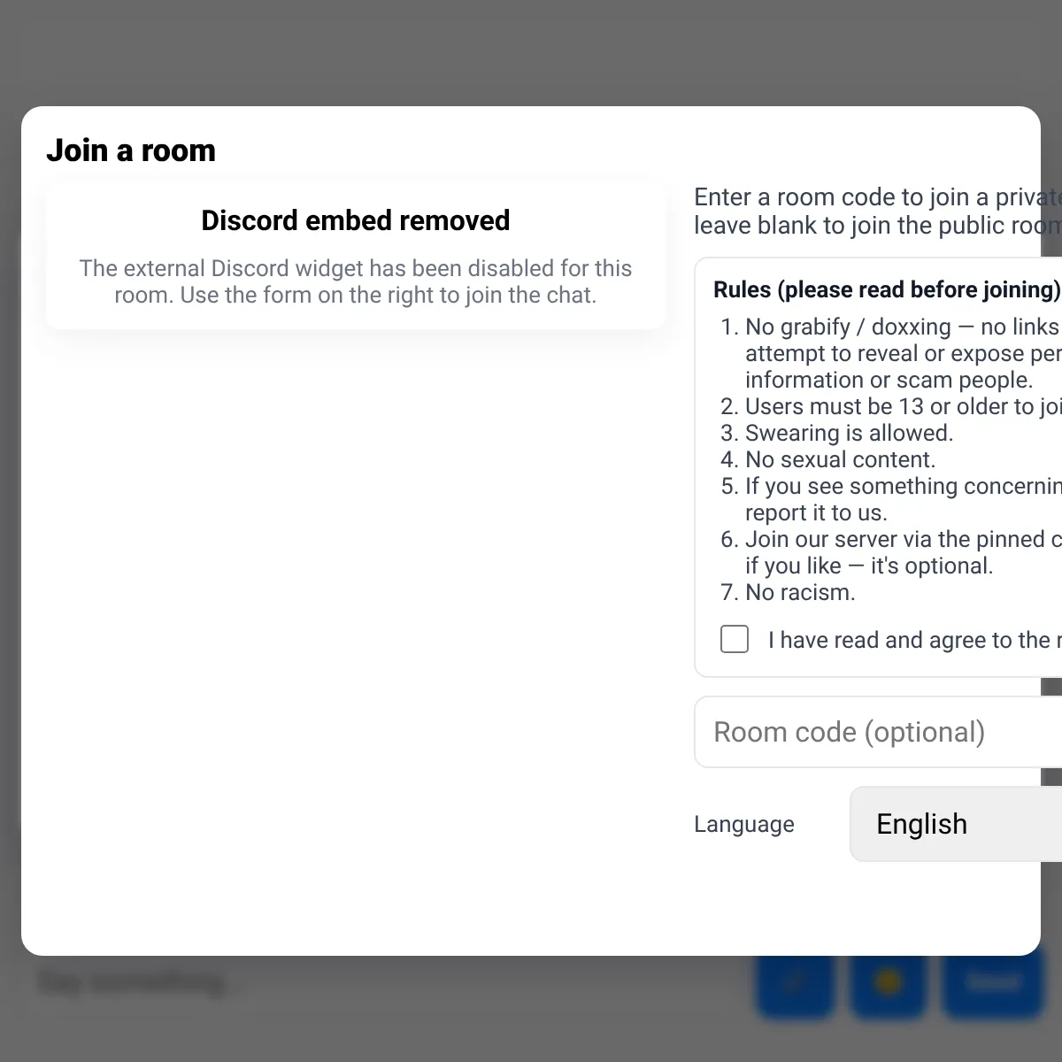 Webchat: Talk to people on websim