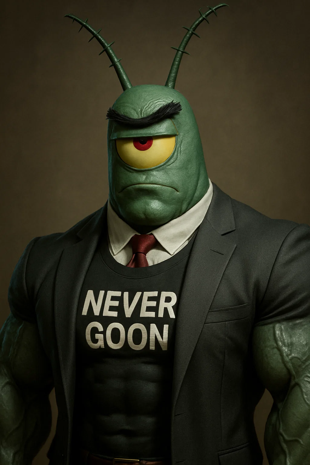 Portrait of Plankton in his Power Suit