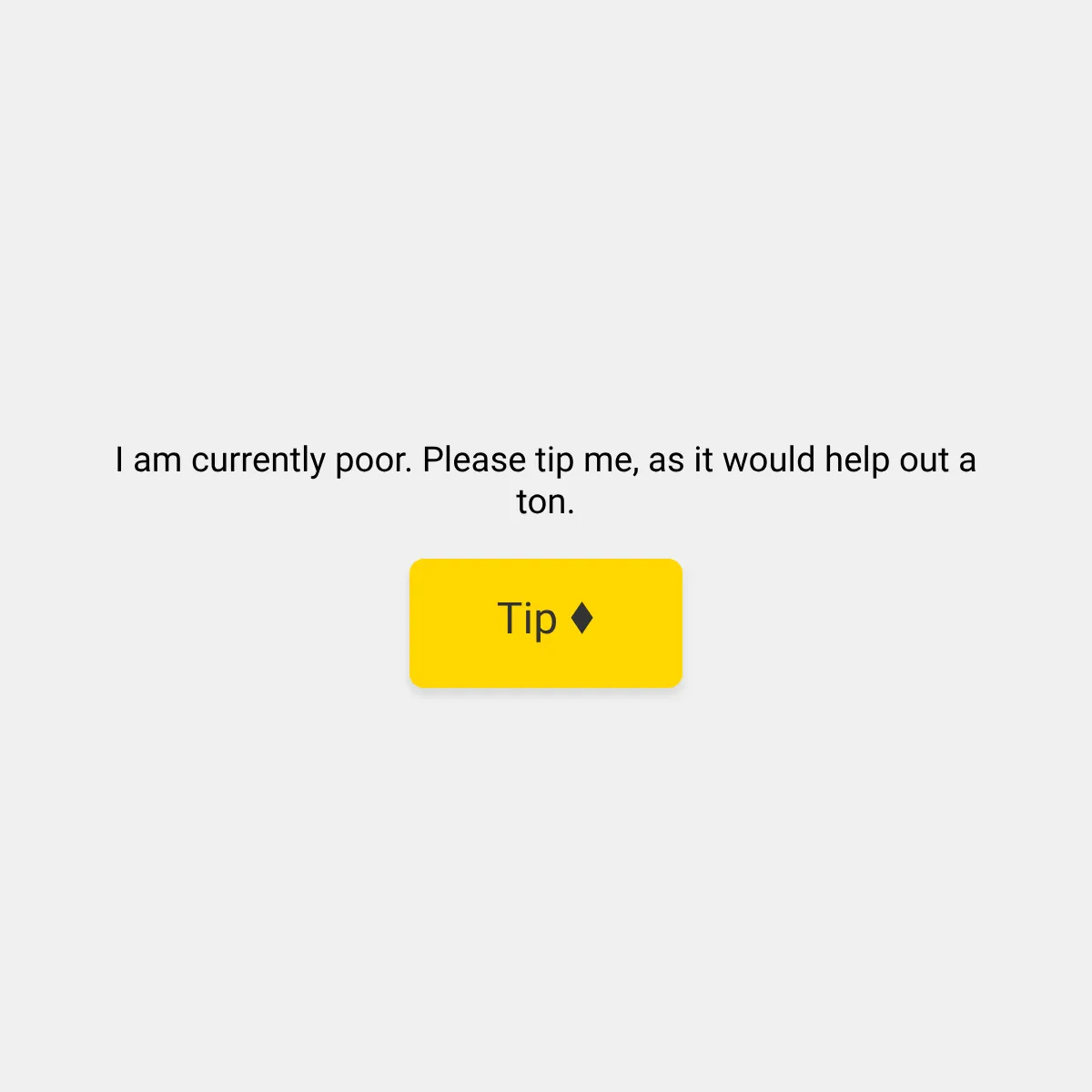 Please tip me.