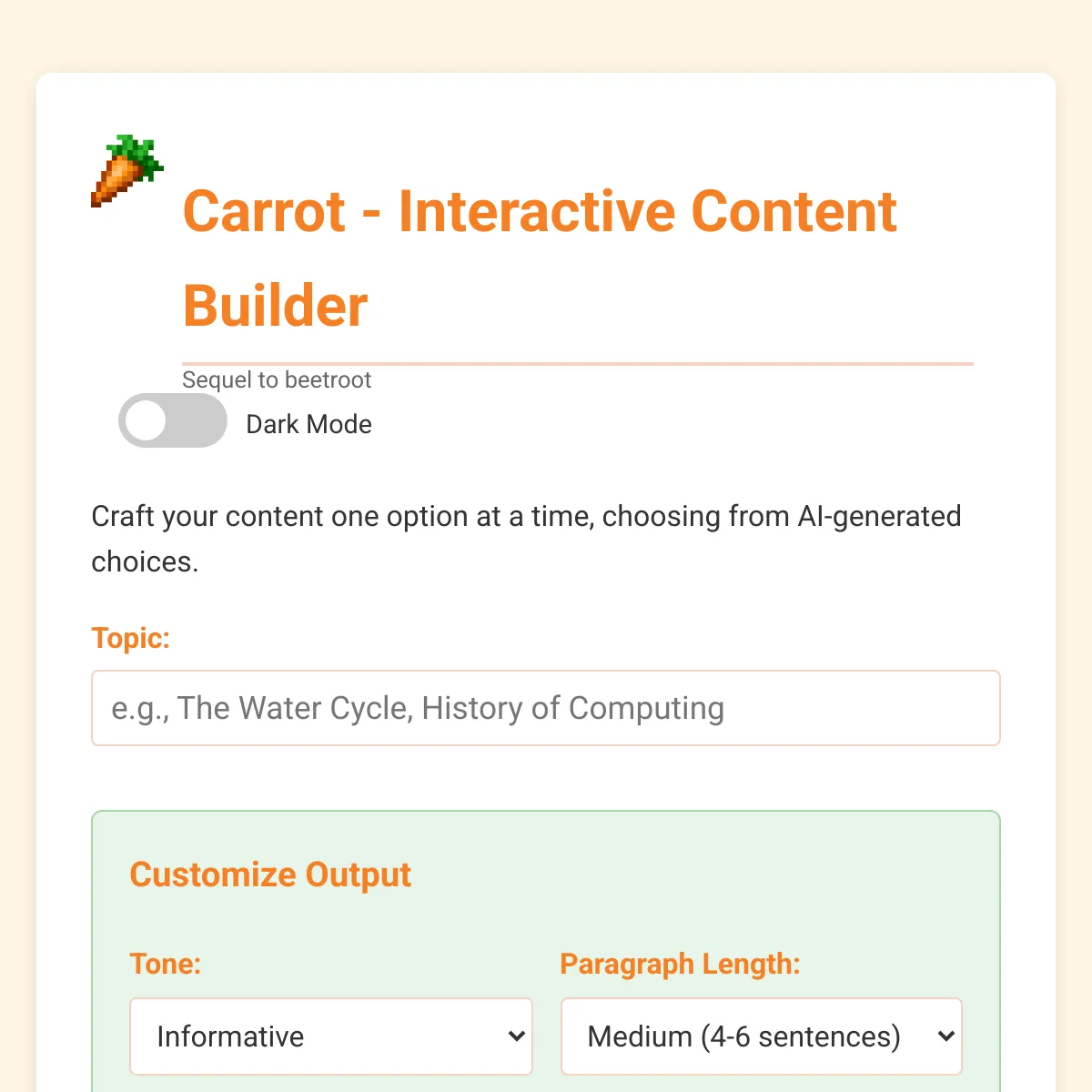 carrot ai