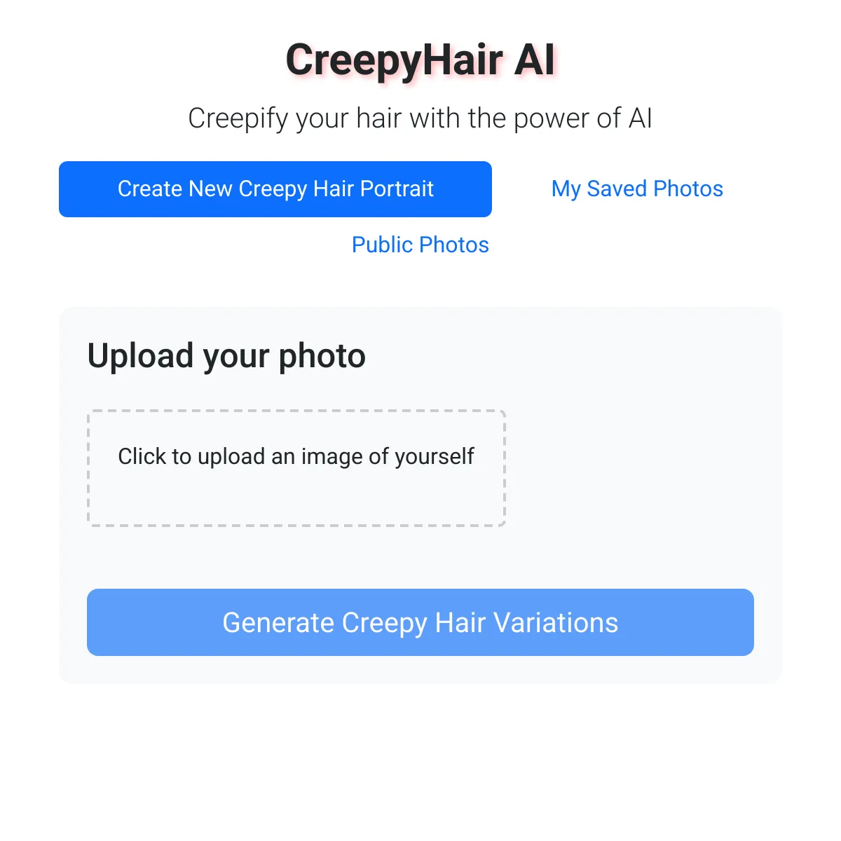 CreepyHair AI