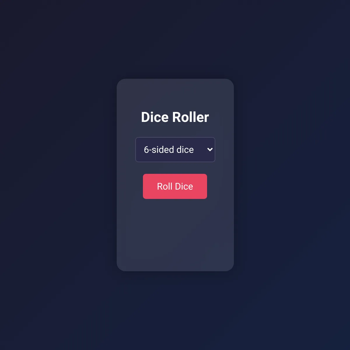 Instant Land Party Dice Roller