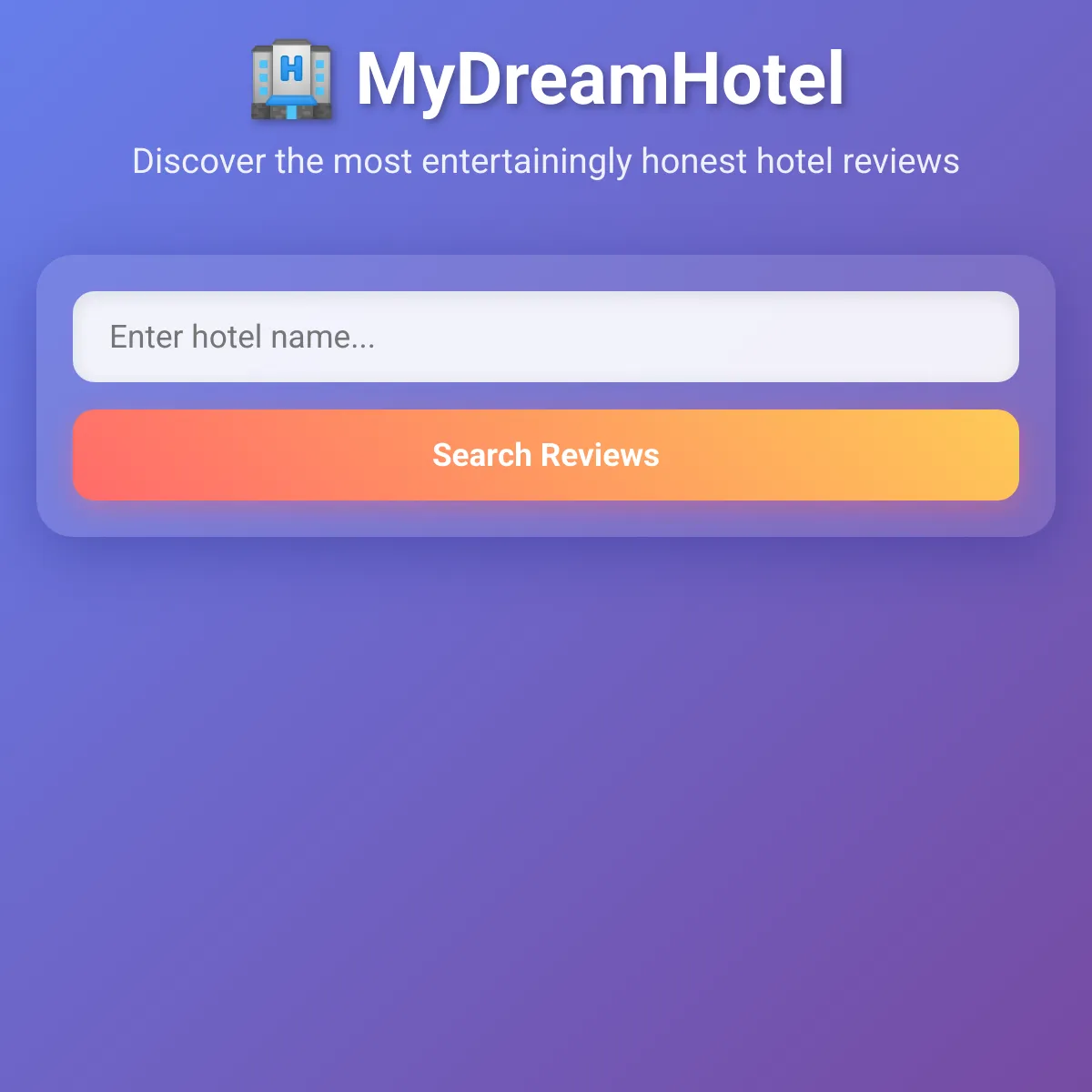 MyDreamHotel - Hilarious Reviews