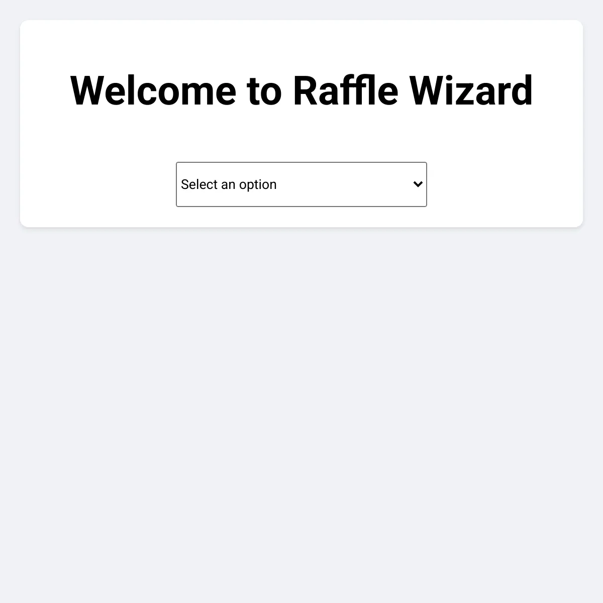 RaffleWizard