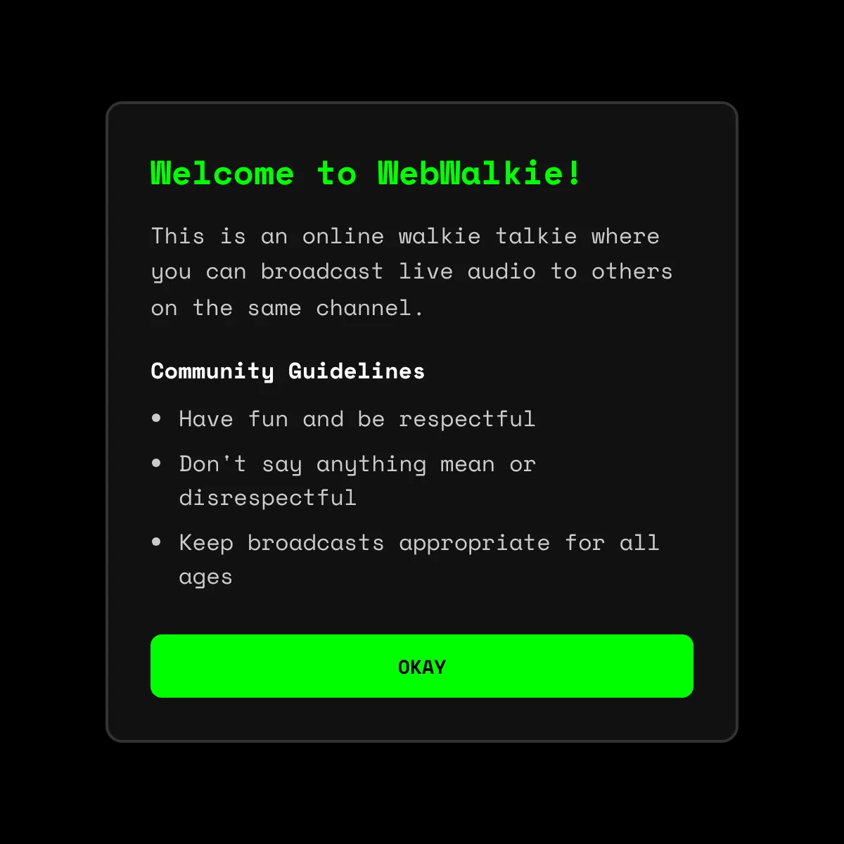 Walkie Talkie