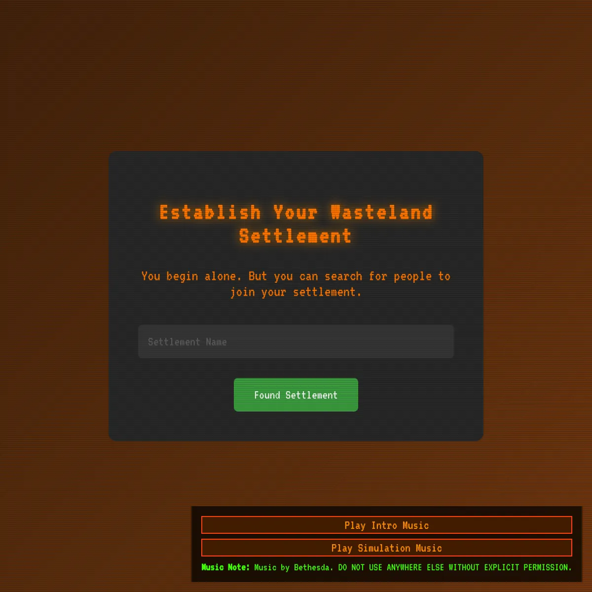 AI Civilization Simulator but Fallout New Vegas
