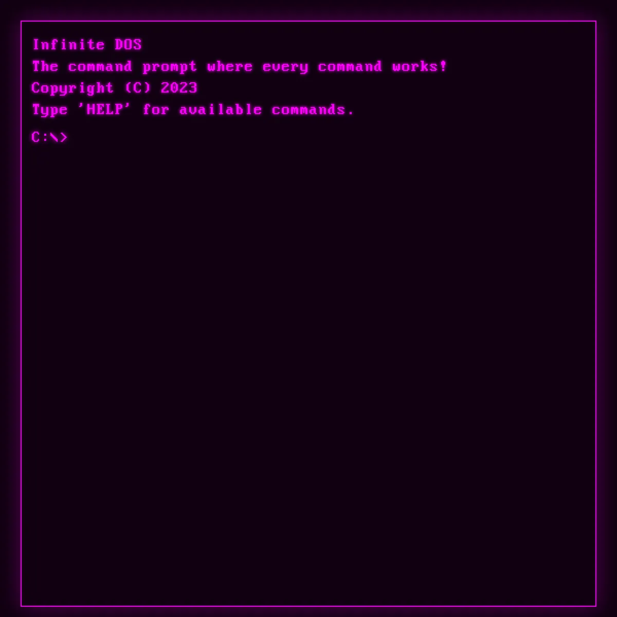 Infinite LOBOTOMY DOS Simulator