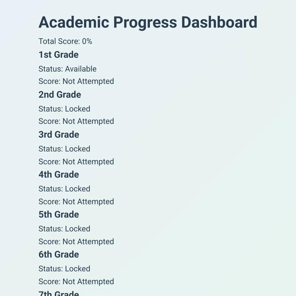 Math Test - Secure Browser