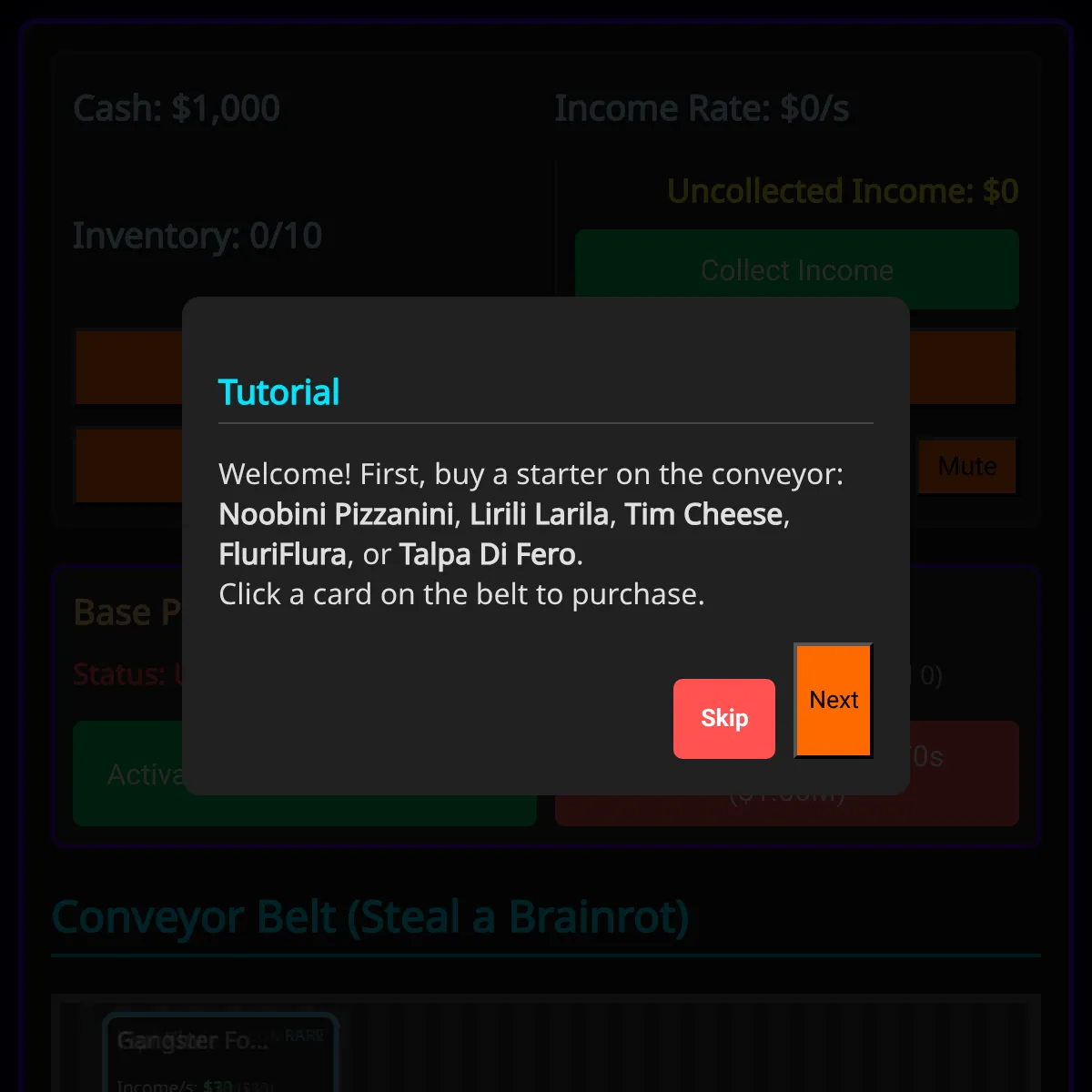 Steal a brainrot (update)